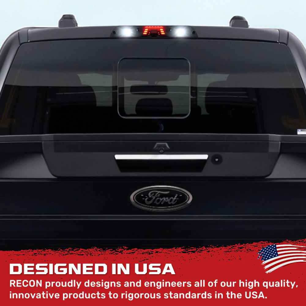 Ford Super Duty F250/350/450/550 17-22 3rd Brake Light - Fits Models with Cargo Bed Camera - CREE XML LEDs in Smoked Lens - Image 7