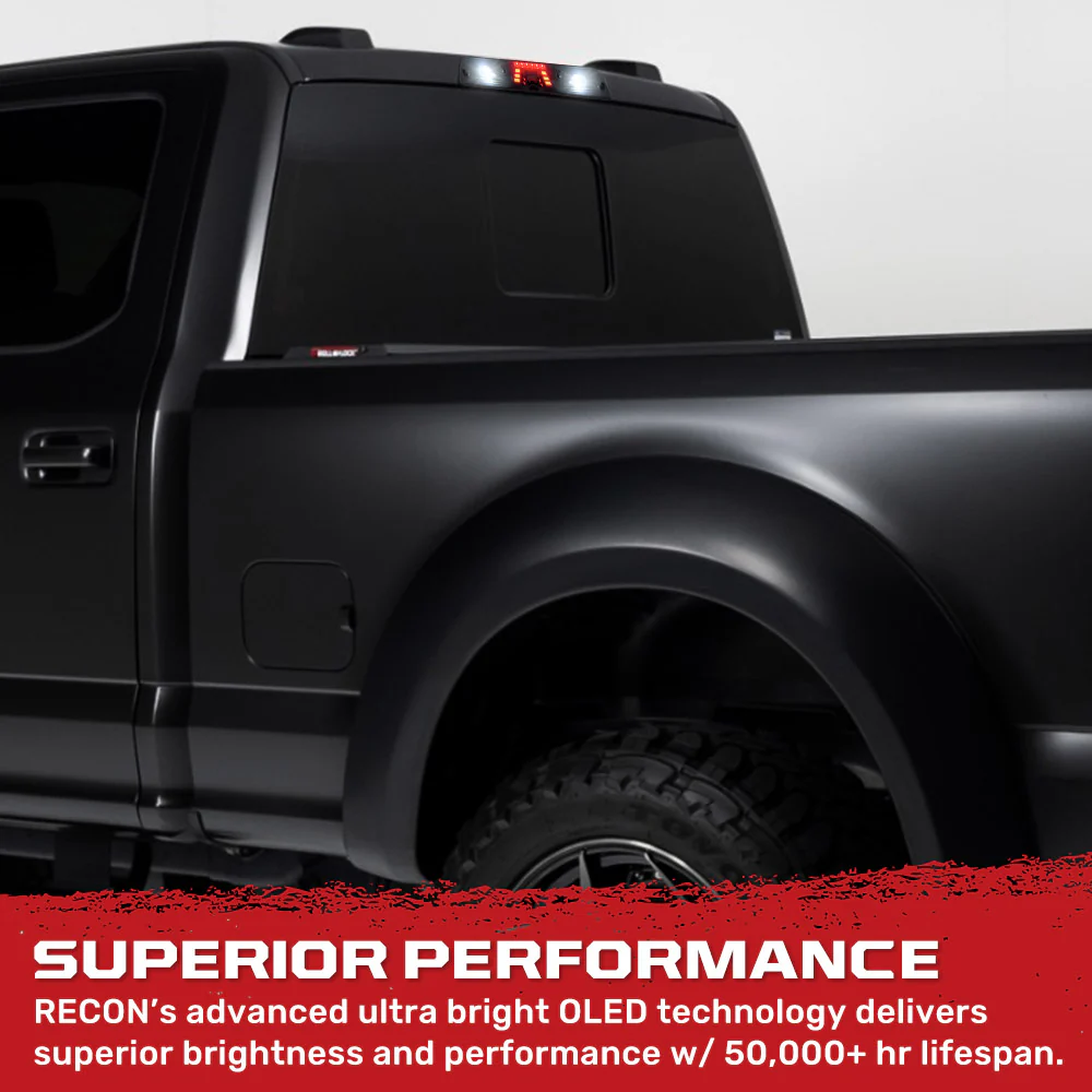 Ford Super Duty F250/350/450/550 17-22 3rd Brake Light - Fits Models with Cargo Bed Camera - CREE XML LEDs in Smoked Lens - Image 8