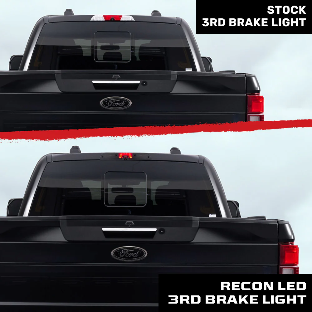 Ford Super Duty F250/350/450/550 17-22 3rd Brake Light - Fits Models with Cargo Bed Camera - CREE XML LEDs in Smoked Lens - Image 9
