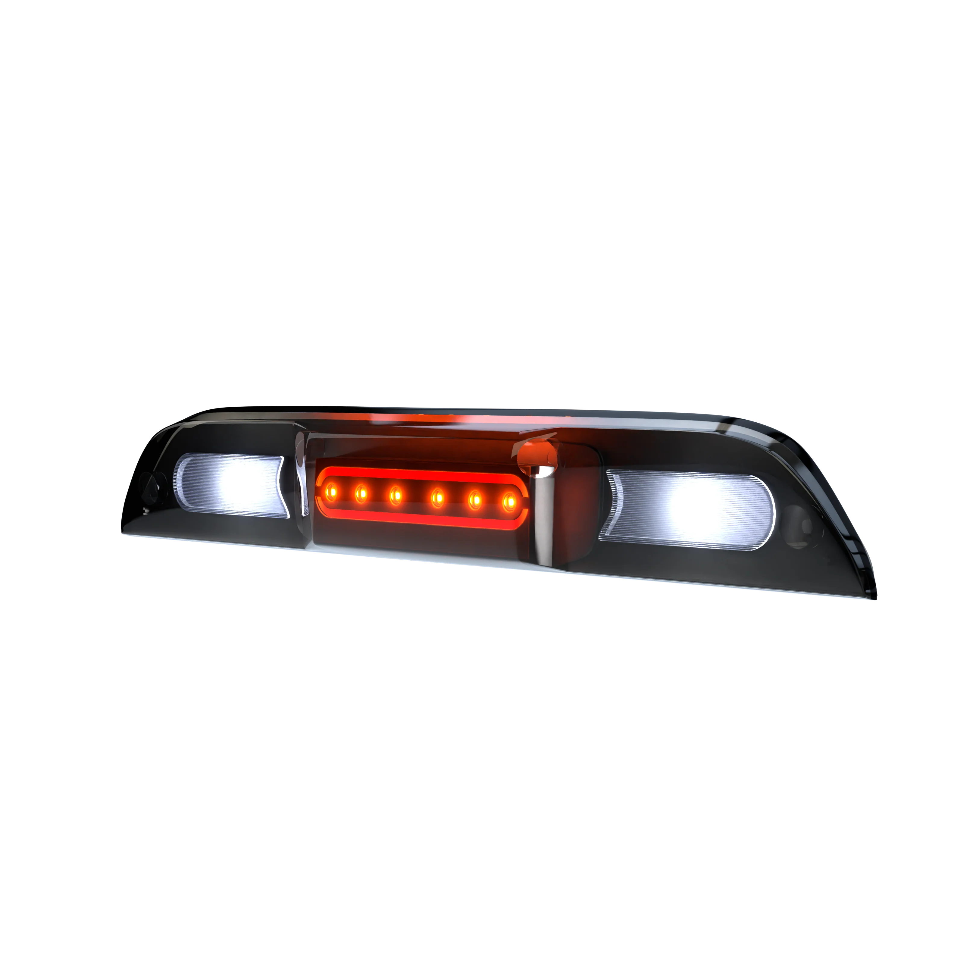 Ford Super Duty 17-25 Ultra High Power Red LED 3rd Brake Light Kit w/ CREE XML White LED Cargo Lights (ATTN: DOES NOT FIT Models with Cargo Bed Camera in OEM 3rd Brake Light) - Smoked Lens - Image 12