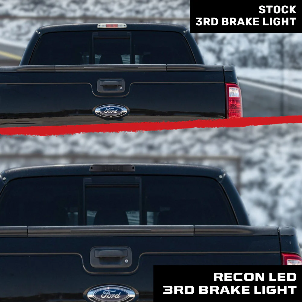 Ford Super Duty 99-16 F250 F350 F450 F550 Ultra Bright LED 3rd Brake Light Kit - Smoked Lens - Image 9