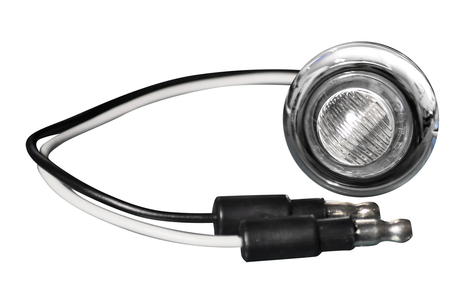 Front Lower Air Dam Light Kit w/ Clear Lens & Chrome Bezel LED White