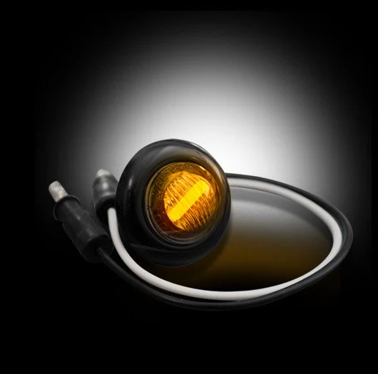 Front Lower Air Dam Light Kit w/ Smoked Lens/Black Bezel LED in Amber - Image 2