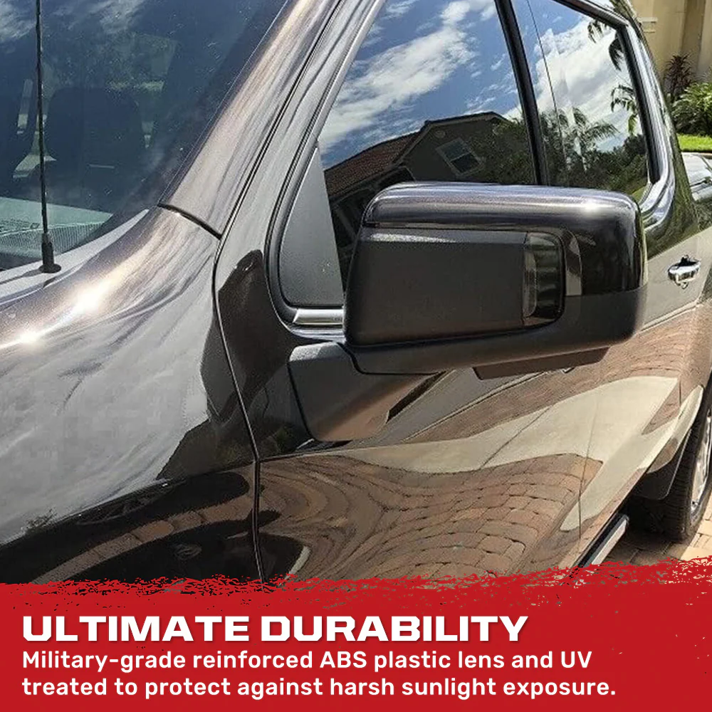GMC 19-26 Sierra 1500 & Chevy Silverado 1500 Ultra High Power Quad White LED Mirror Puddle/Spot Lights - Smoked Lens - Image 3