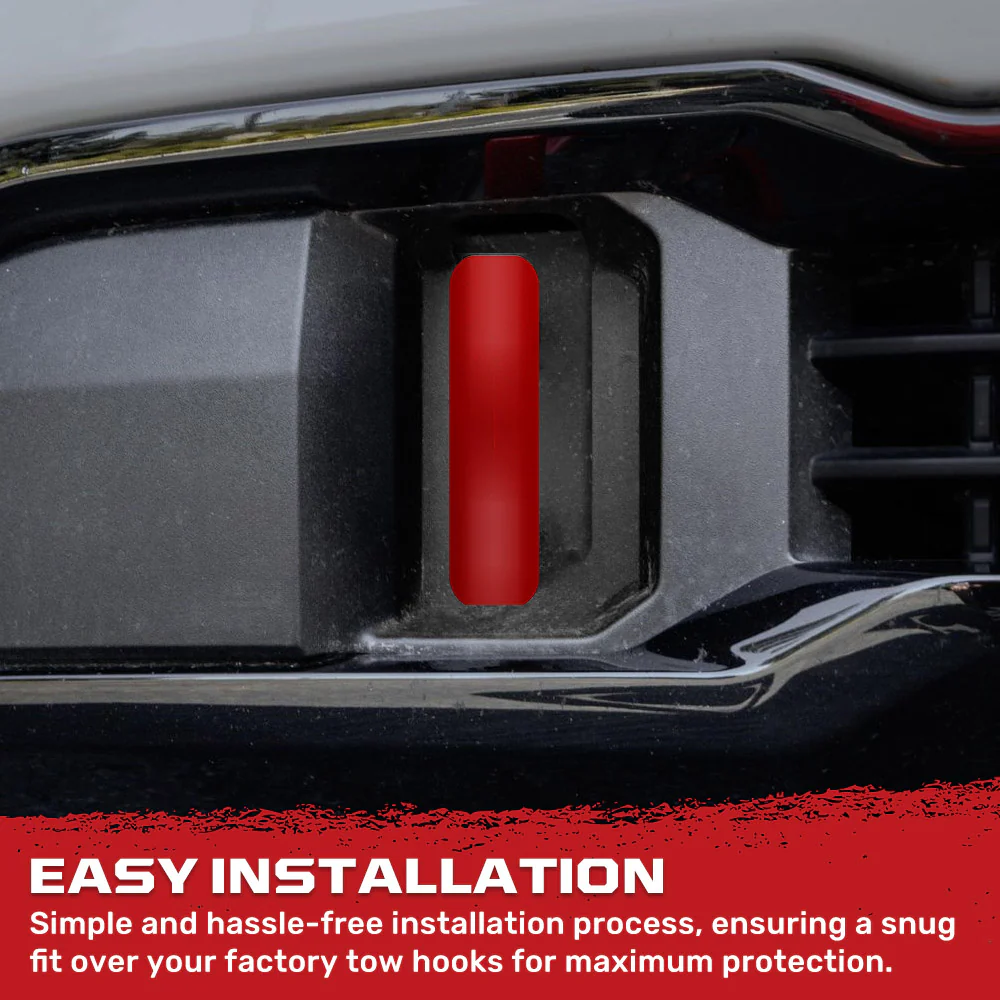 GMC 20-25 Sierra 1500 Tow Hook Covers 2-Piece Set of Silicone Covers Standard & LED Options - Multiple Colors - Image 18