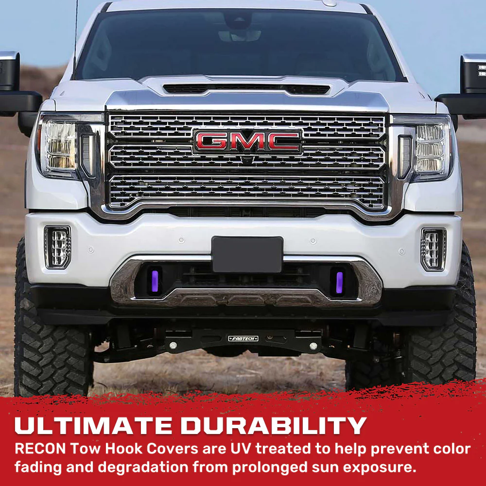 GMC 20-25 Sierra 1500 Tow Hook Covers 2-Piece Set of Silicone Covers Standard & LED Options - Multiple Colors - Image 67
