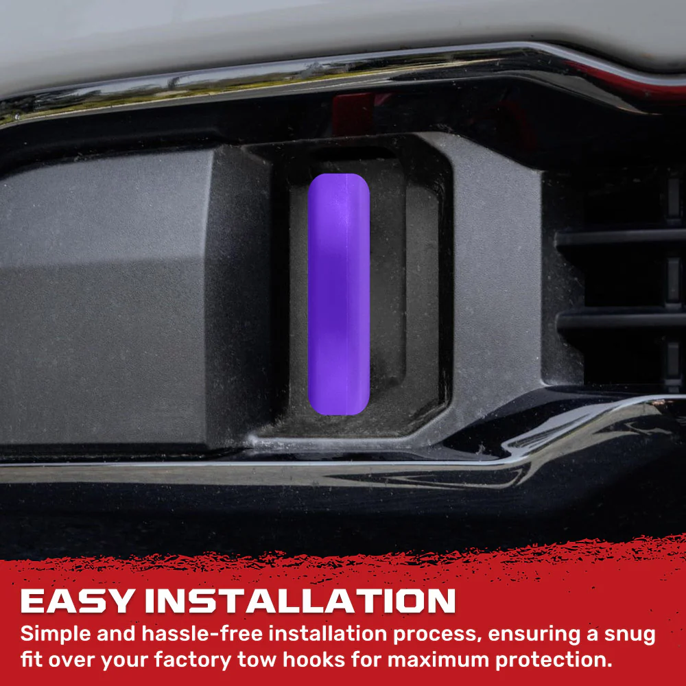 GMC 20-25 Sierra 1500 Tow Hook Covers 2-Piece Set of Silicone Covers Standard & LED Options - Multiple Colors - Image 70