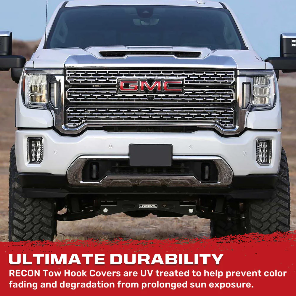 GMC 20-25 Sierra 1500 Tow Hook Covers 2-Piece Set of Silicone Covers Standard & LED Options - Multiple Colors - Image 8
