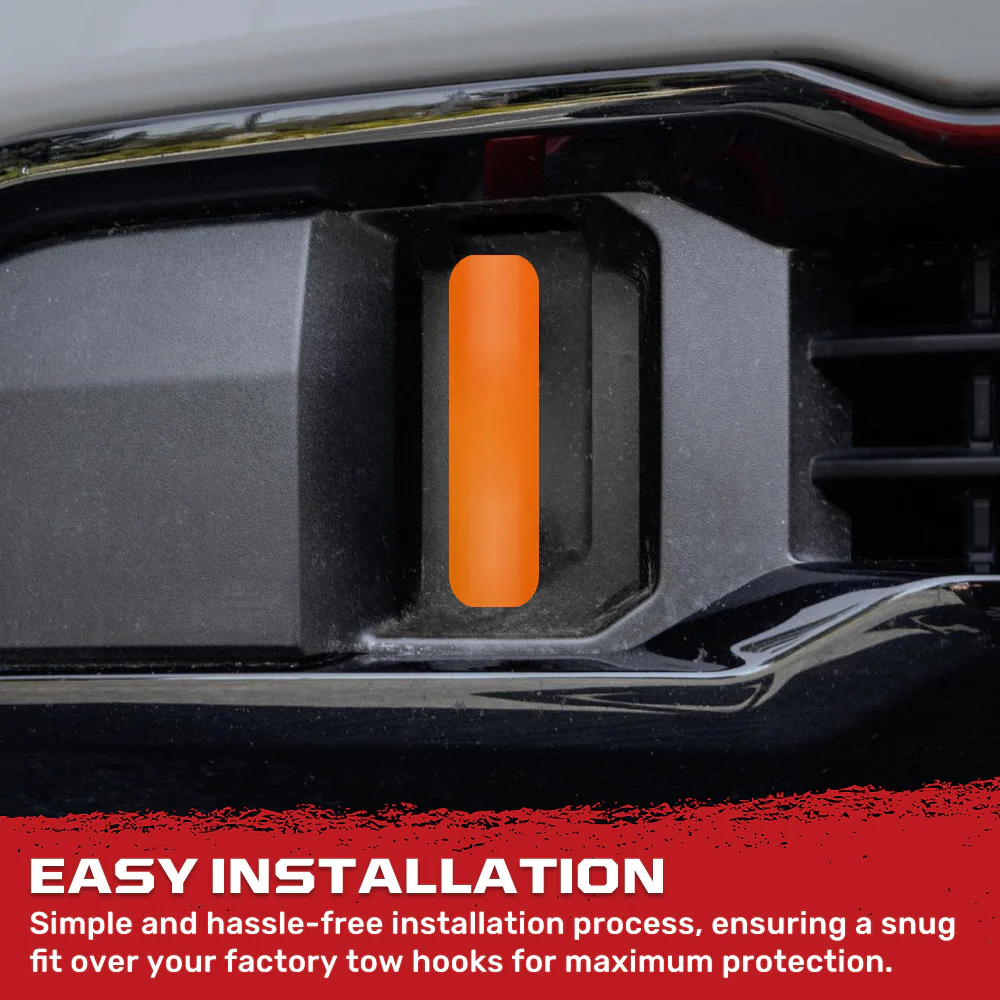 GMC 20-25 Sierra 2500/3500 Tow Hook Covers 2-Piece Set of Silicone Covers Standard & LED Options - Multiple Colors - Image 25