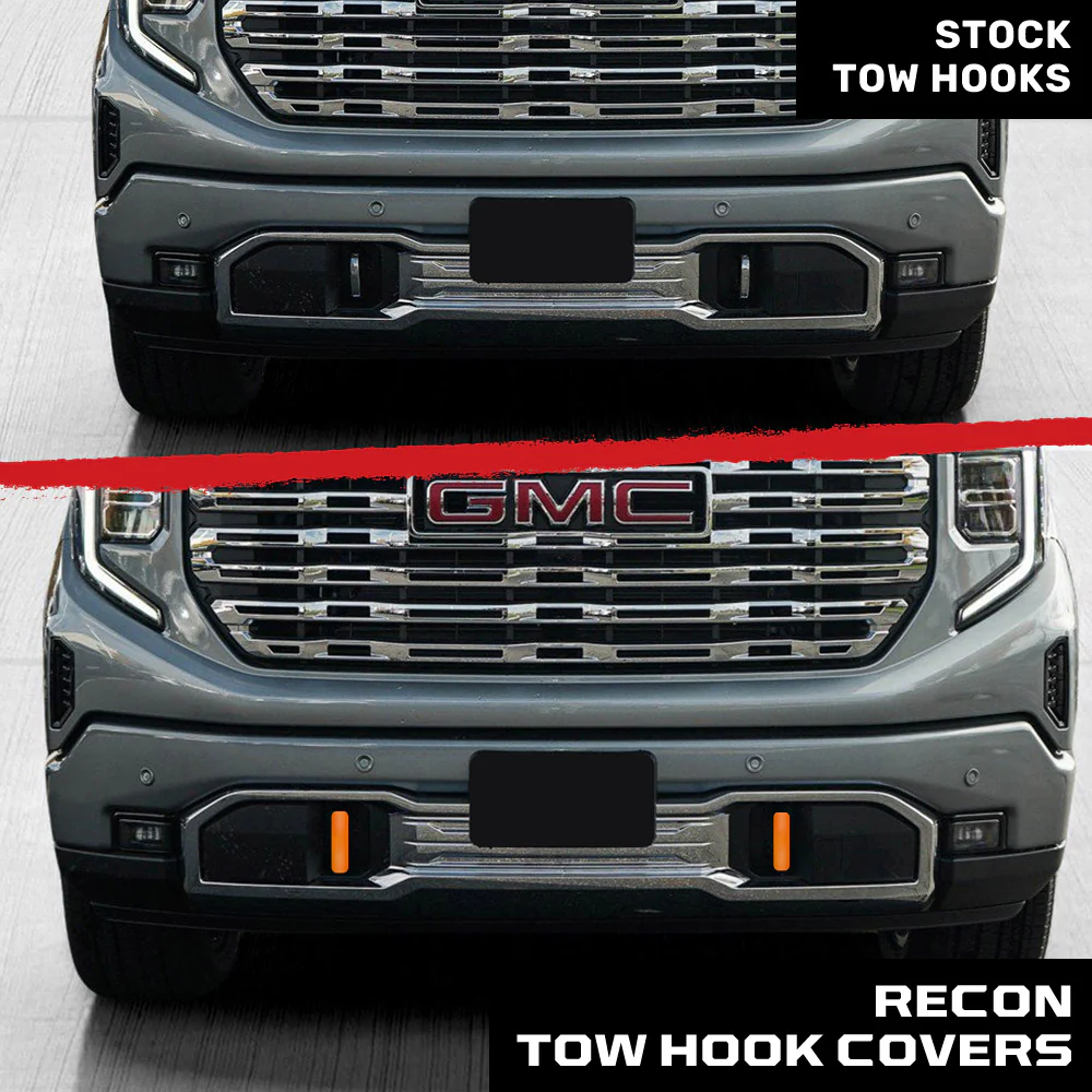GMC 20-25 Sierra 2500/3500 Tow Hook Covers 2-Piece Set of Silicone Covers Standard & LED Options - Multiple Colors - Image 28