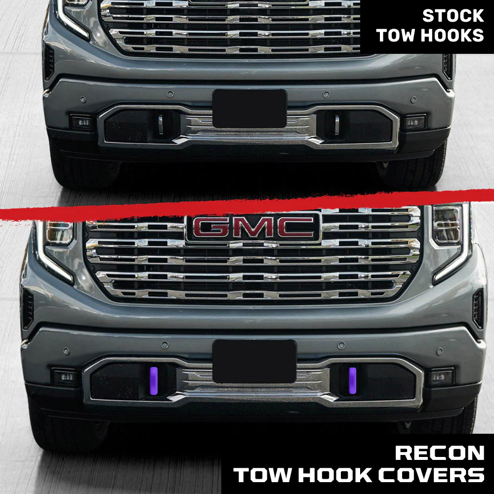 GMC 20-25 Sierra 2500/3500 Tow Hook Covers 2-Piece Set of Silicone Covers Standard & LED Options - Multiple Colors - Image 71