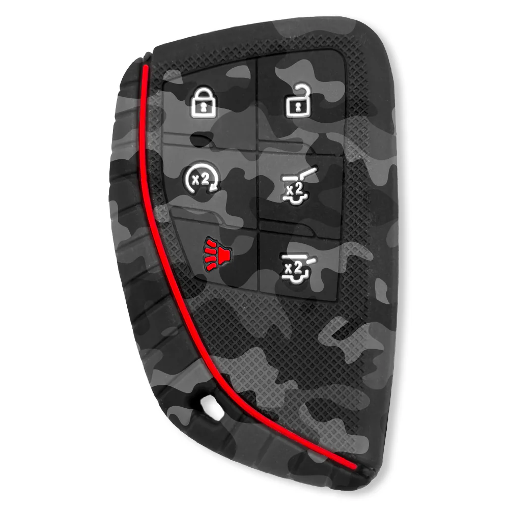 GMC 21-25 Yukon, XL, Denali & 22-25 Hummer EV & Chevy 21-25 Tahoe/Suburban 100% Silicone Rubber Key Fob Cover Premium Quality - Multiple Colors - Image 58