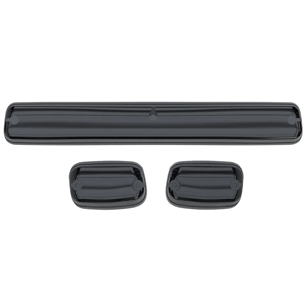 GMC & Chevy 07-14 3-Piece Cab Roof Light Kit Strobe LED White & Amber - Multiple Lens - Image 36