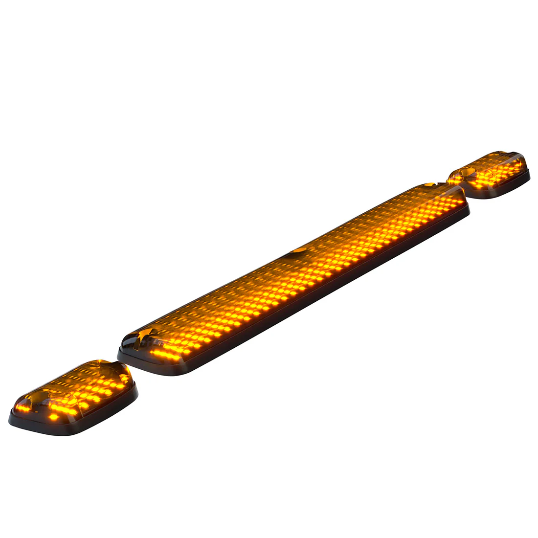 GMC & Chevy 07-14 3-Piece Cab Roof Light Kit Strobe LED White & Amber - Multiple Lens - Image 39