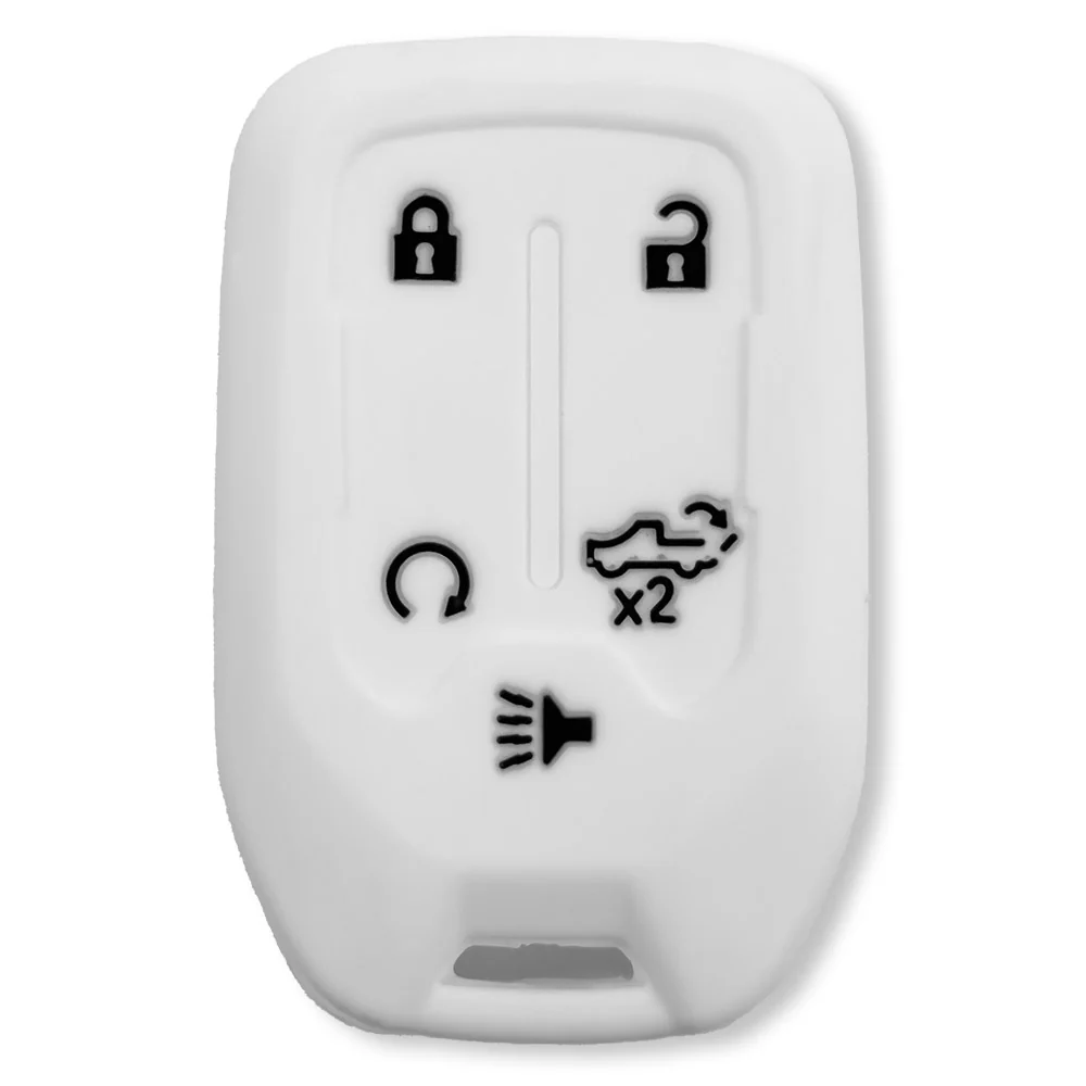 GMC & Chevy 19-21 Sierra & Silverado 1-Piece 100% Silicone Rubber Key Fob Cover - Multiple Colors - Image 11