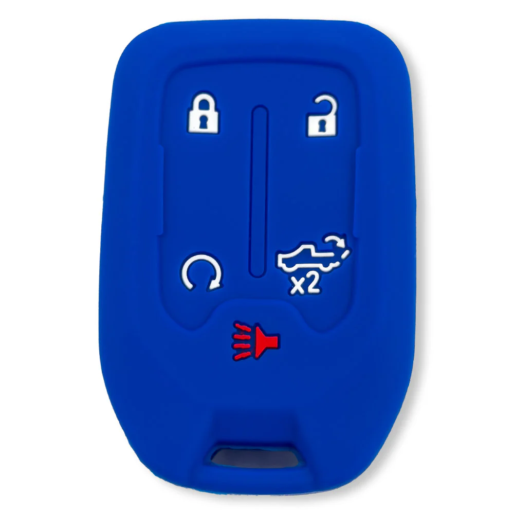 GMC & Chevy 19-21 Sierra & Silverado 1-Piece 100% Silicone Rubber Key Fob Cover - Multiple Colors - Image 15