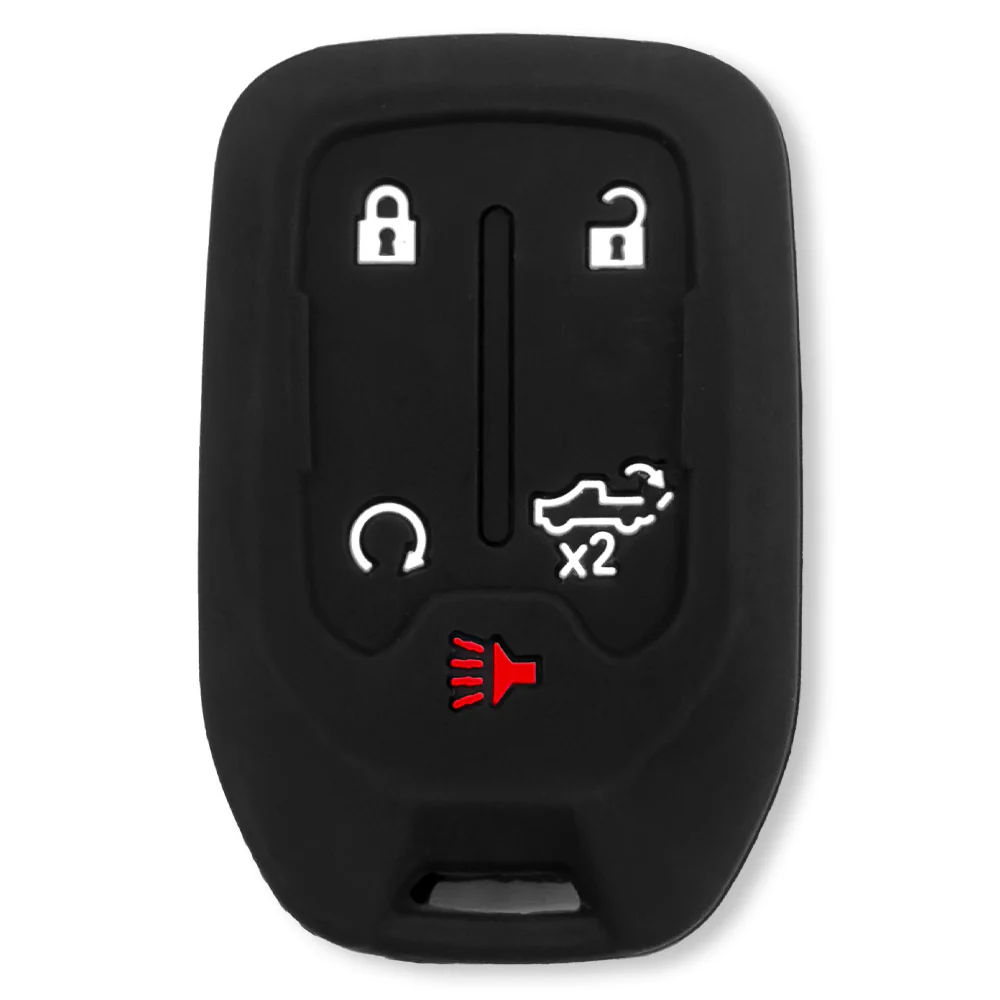 GMC & Chevy 19-21 Sierra & Silverado 1-Piece 100% Silicone Rubber Key Fob Cover - Multiple Colors - Image 20