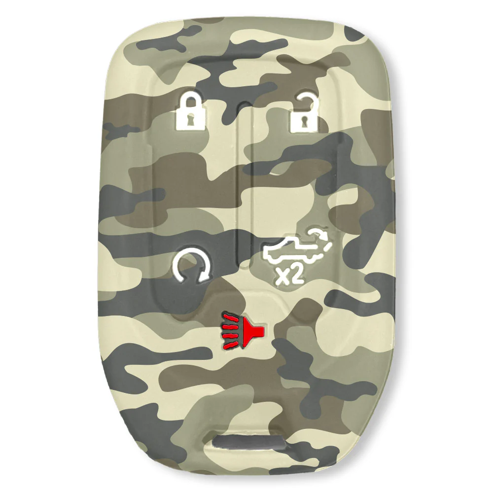 GMC & Chevy 19-21 Sierra & Silverado 1-Piece 100% Silicone Rubber Key Fob Cover - Multiple Colors - Image 21