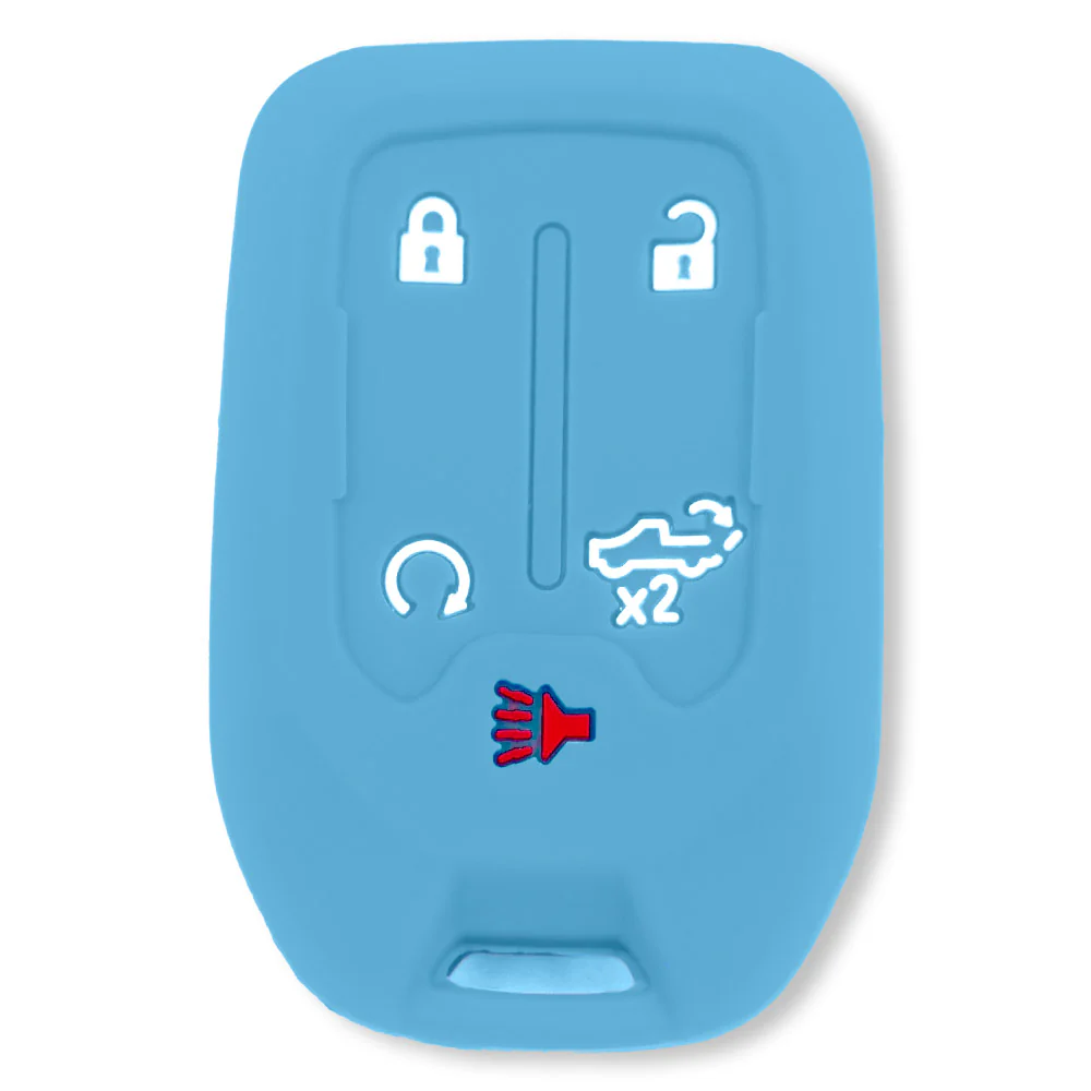 GMC & Chevy 19-21 Sierra & Silverado 1-Piece 100% Silicone Rubber Key Fob Cover - Multiple Colors - Image 24