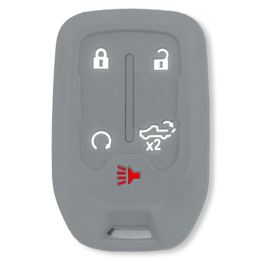 GMC & Chevy 19-21 Sierra & Silverado 1-Piece 100% Silicone Rubber Key Fob Cover - Multiple Colors - Image 32