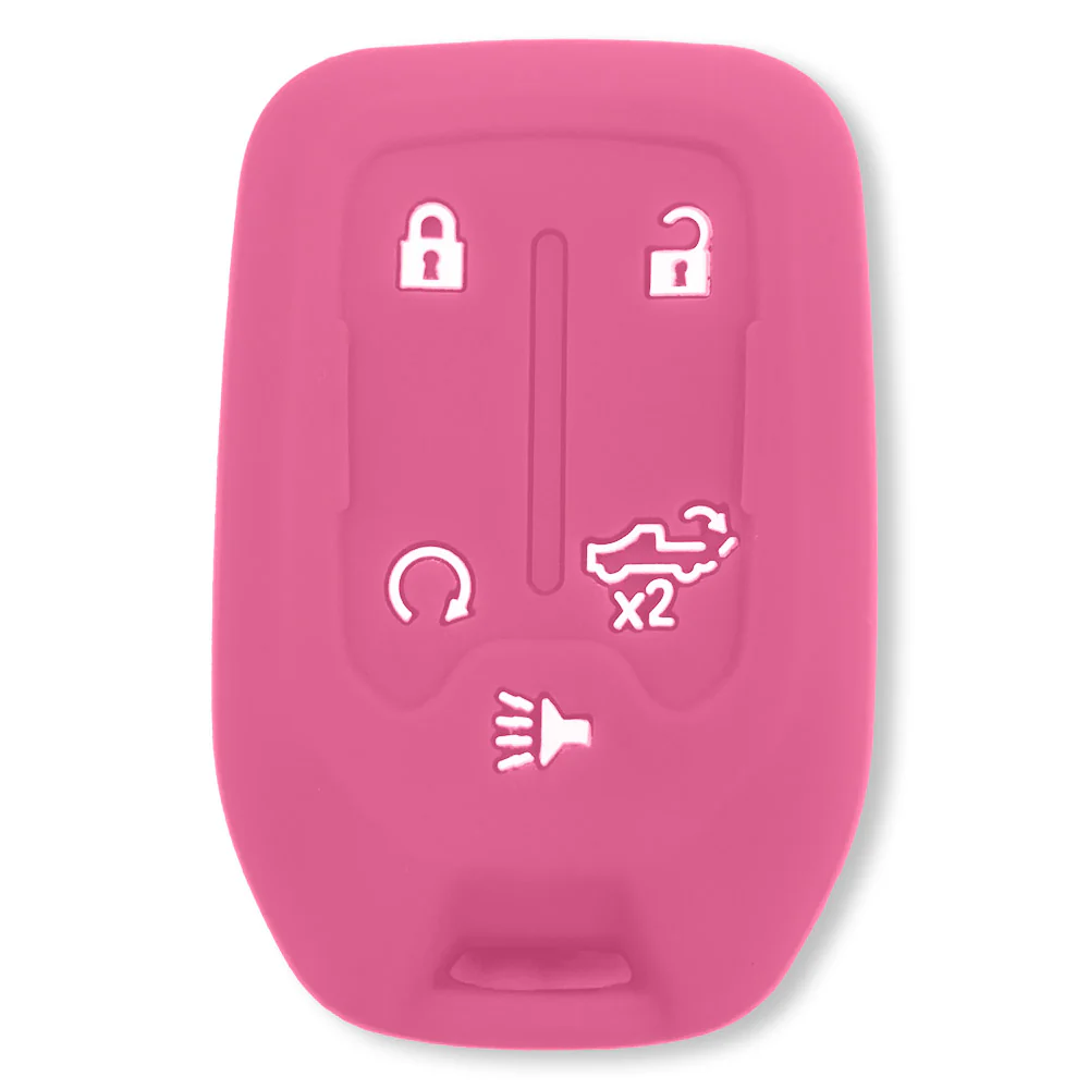 GMC & Chevy 19-21 Sierra & Silverado 1-Piece 100% Silicone Rubber Key Fob Cover - Multiple Colors - Image 35