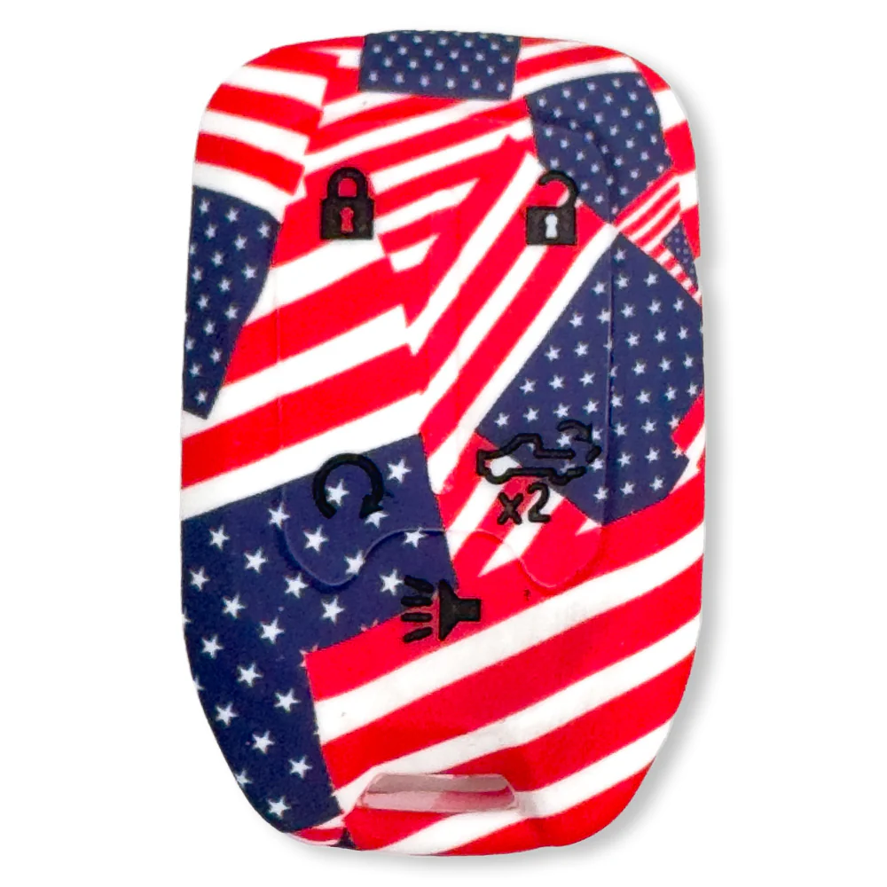 GMC & Chevy 19-21 Sierra & Silverado 1-Piece 100% Silicone Rubber Key Fob Cover - Multiple Colors - Image 55