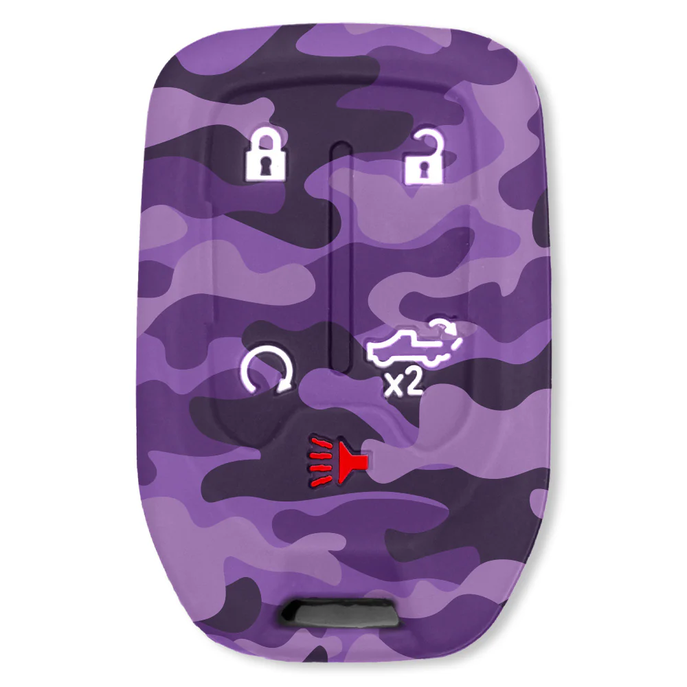GMC & Chevy 19-21 Sierra & Silverado 1-Piece 100% Silicone Rubber Key Fob Cover - Multiple Colors - Image 64