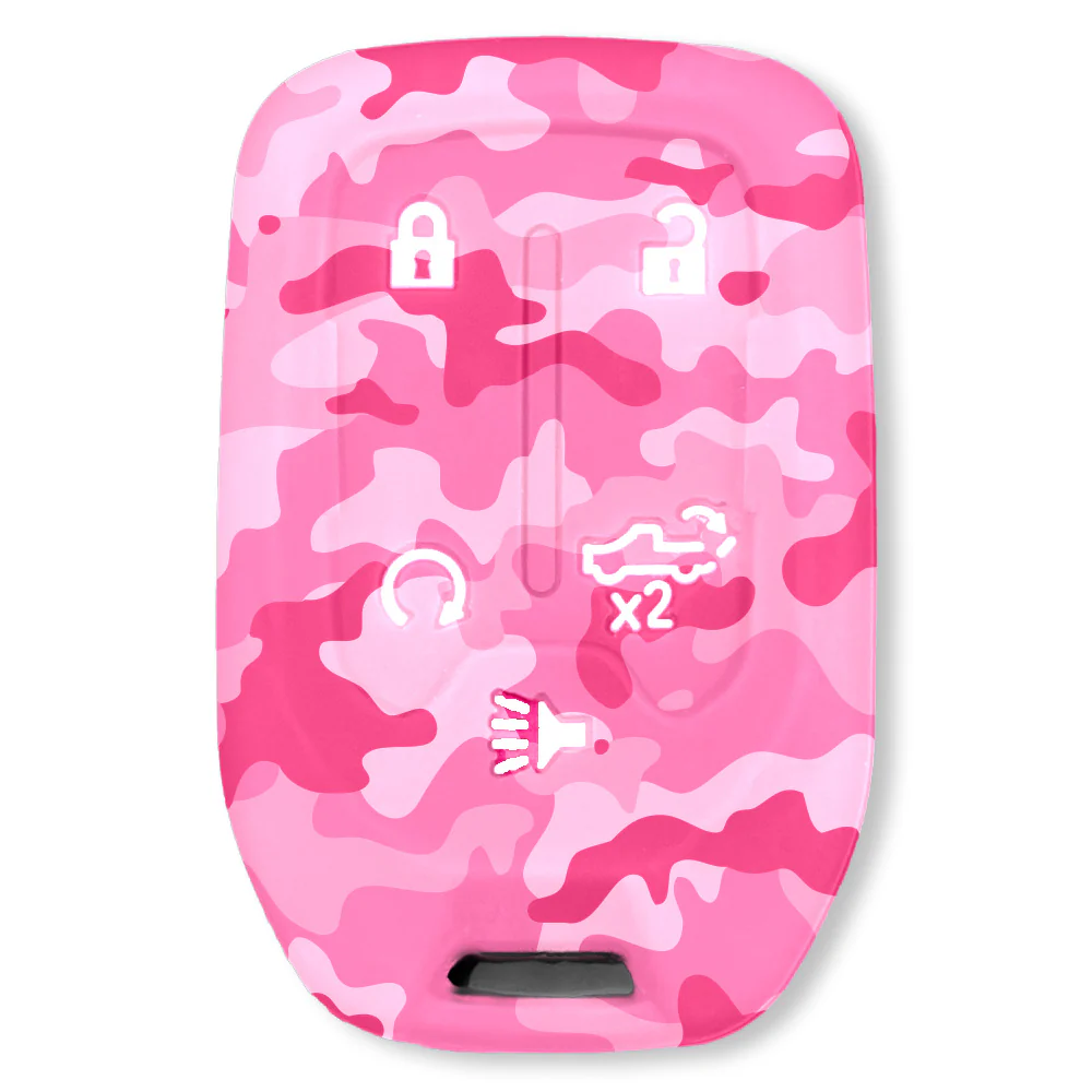 GMC & Chevy 19-21 Sierra & Silverado 1-Piece 100% Silicone Rubber Key Fob Cover - Multiple Colors - Image 69