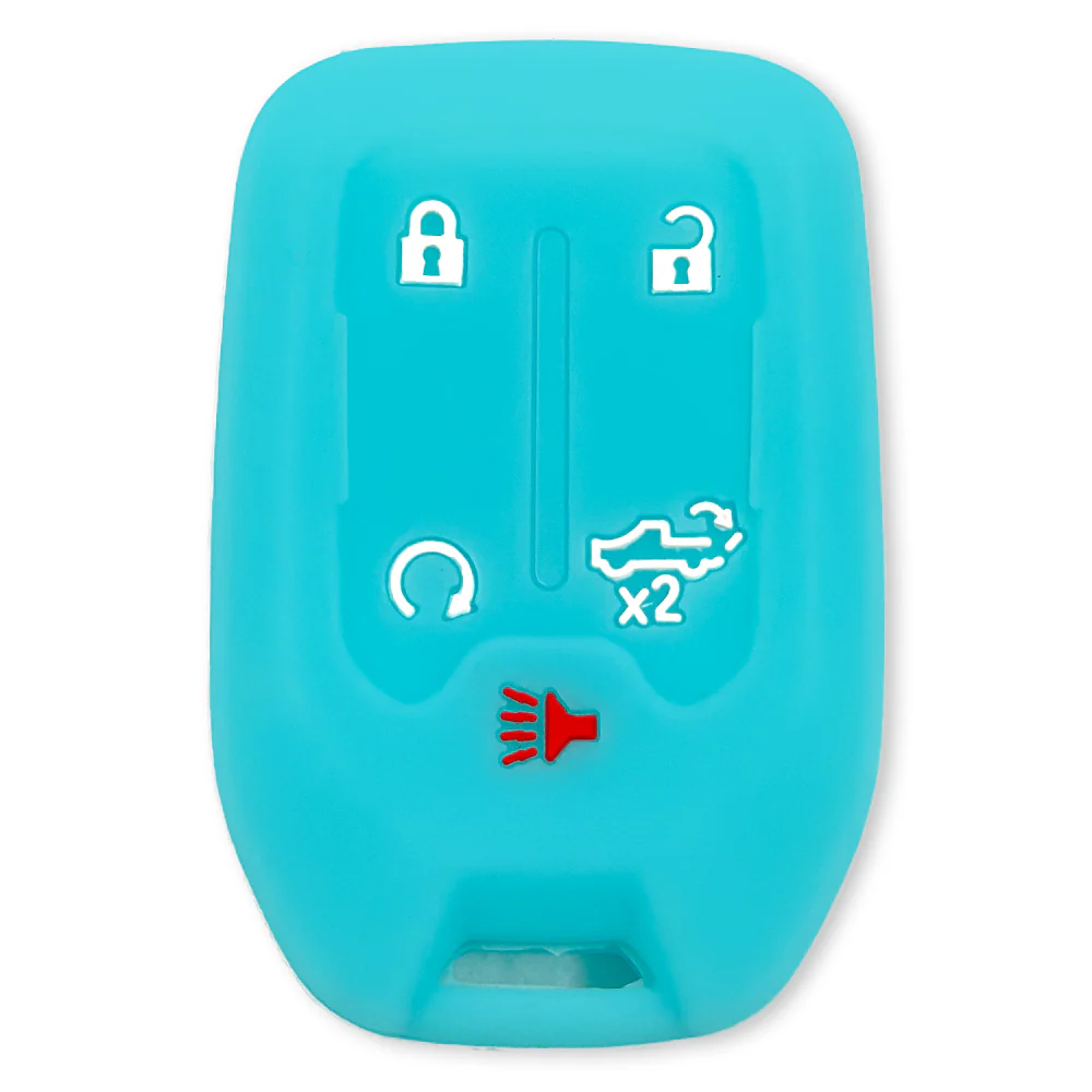 GMC & Chevy 19-21 Sierra & Silverado 1-Piece 100% Silicone Rubber Key Fob Cover - Multiple Colors - Image 74