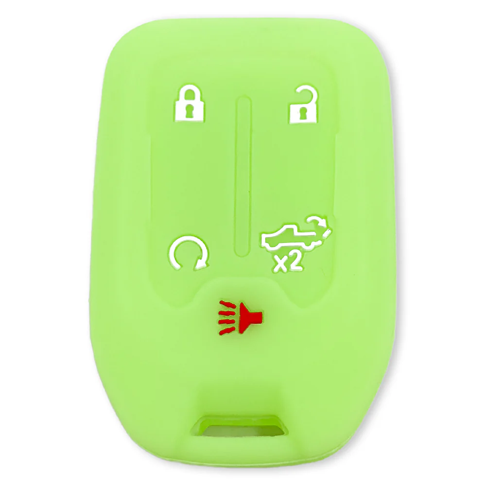 GMC & Chevy 19-21 Sierra & Silverado 1-Piece 100% Silicone Rubber Key Fob Cover - Multiple Colors - Image 78