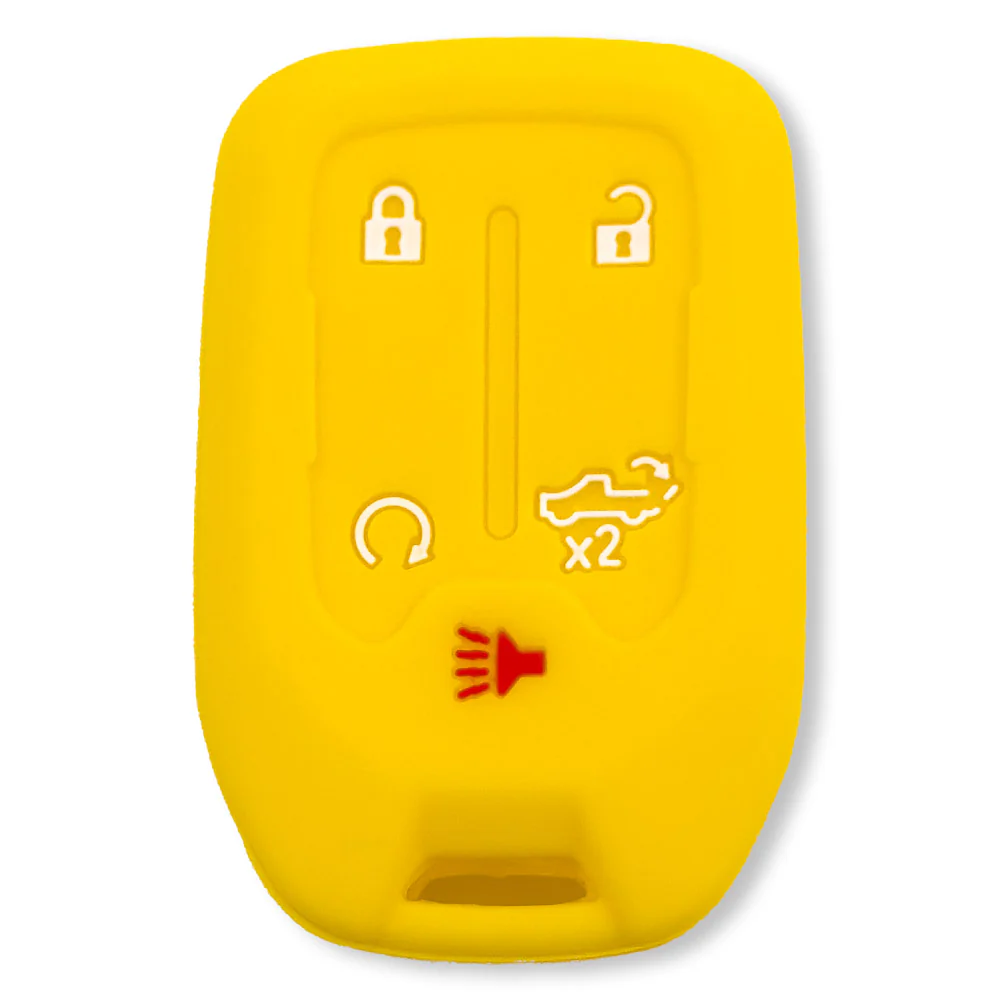 GMC & Chevy 19-21 Sierra & Silverado 1-Piece 100% Silicone Rubber Key Fob Cover - Multiple Colors - Image 8