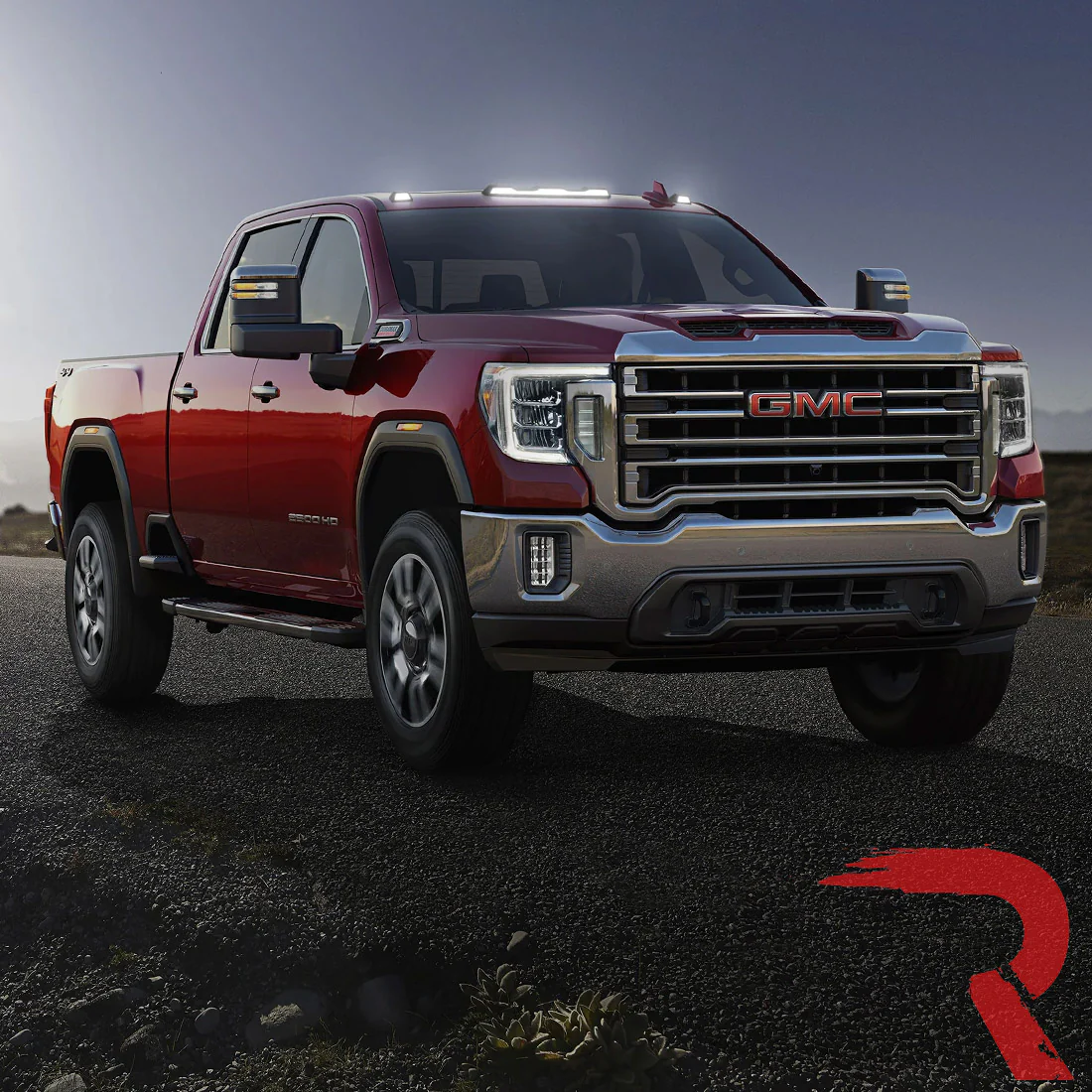GMC & Chevy 20-25 (4th GEN Body Style) Heavy-Duty (3-Piece Set) Smoked Cab Roof Light Lens with White LEDs - (ATTN: For models that DID NOT come with factory cab roof lights) - Image 12