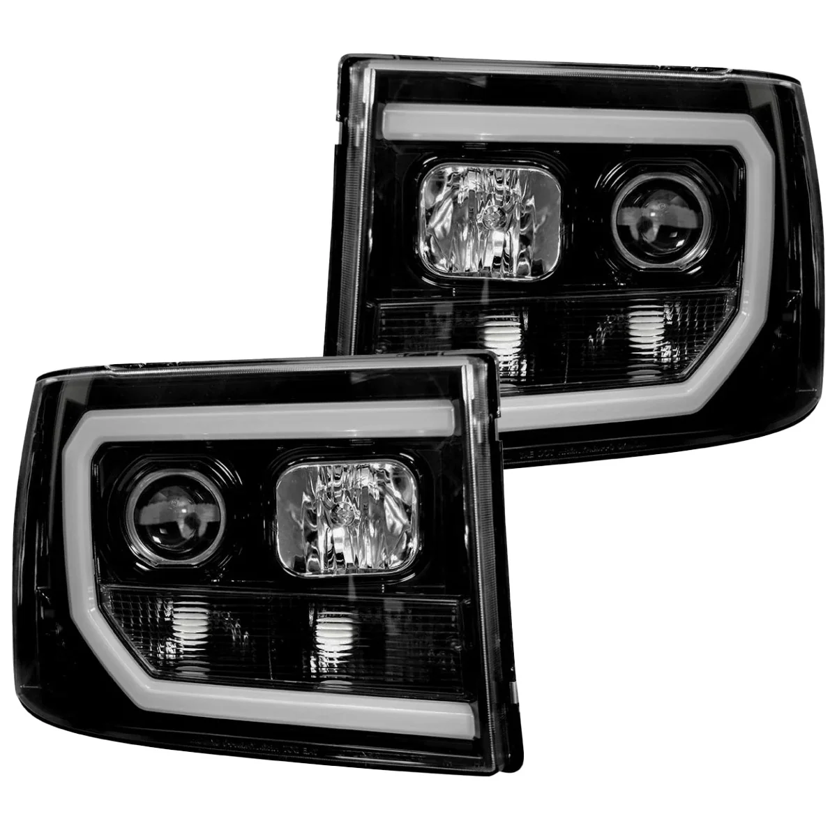GMC Sierra 07-13 Projector Headlights OLED Halos & DRL - Multiple Styles - Image 8