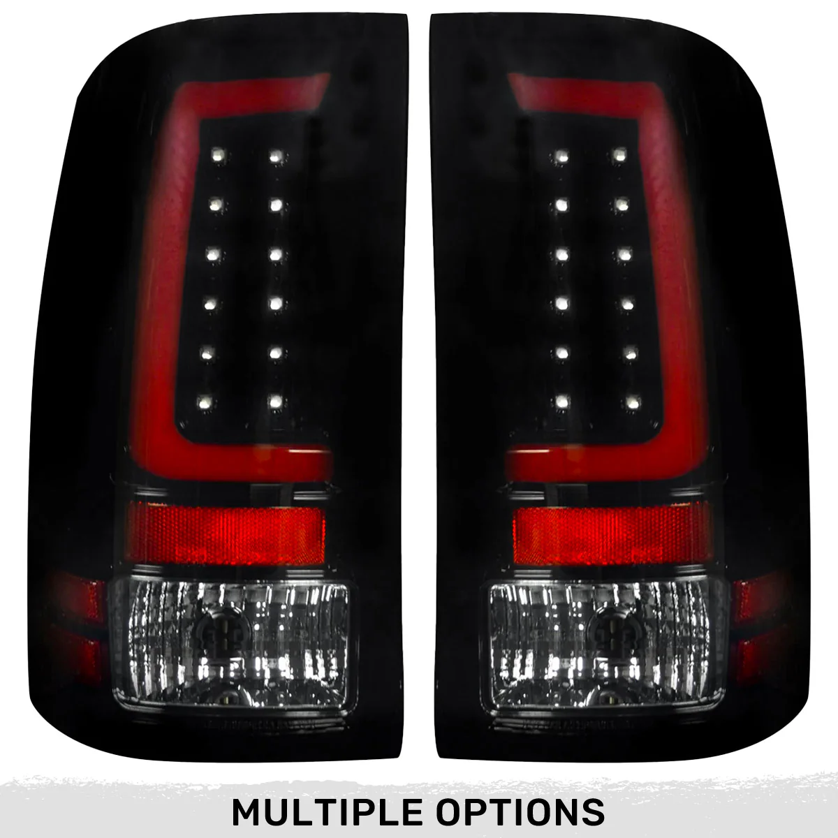 GMC Sierra 07-13 (Single Wheel Trucks) Tail Lights Ultra Bright OLED Running DRL Lights - Multiple Lens
