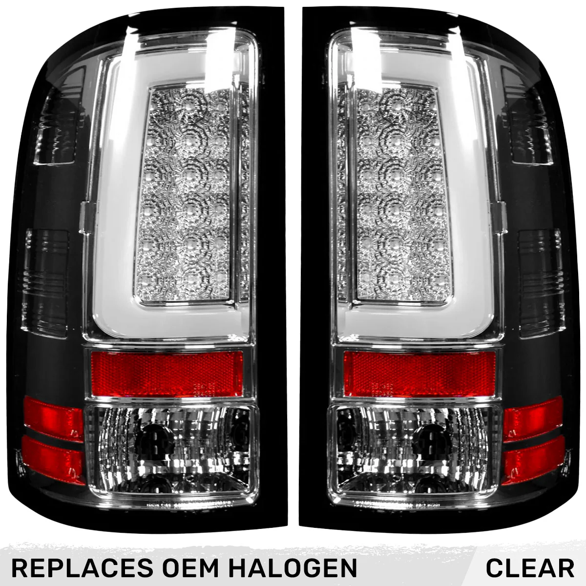 GMC Sierra 07-13 (Single Wheel Trucks) Tail Lights Ultra Bright OLED Running DRL Lights - Multiple Lens - Image 16