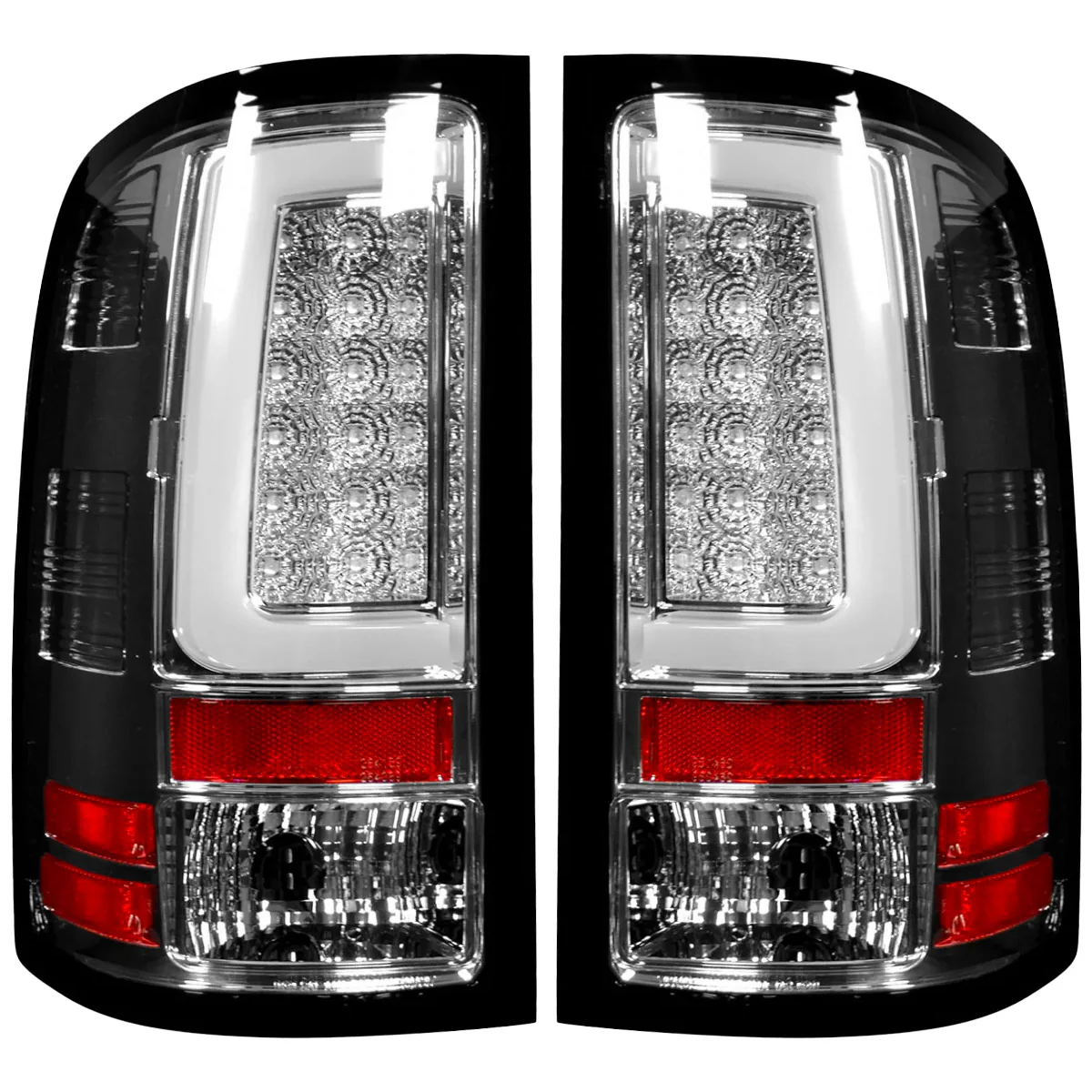 GMC Sierra 07-13 (Single Wheel Trucks) Tail Lights Ultra Bright OLED Running DRL Lights - Multiple Lens - Image 18