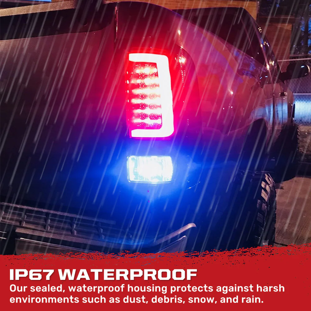 GMC Sierra 07-13 (Single Wheel Trucks) Tail Lights Ultra Bright OLED Running DRL Lights - Multiple Lens - Image 33