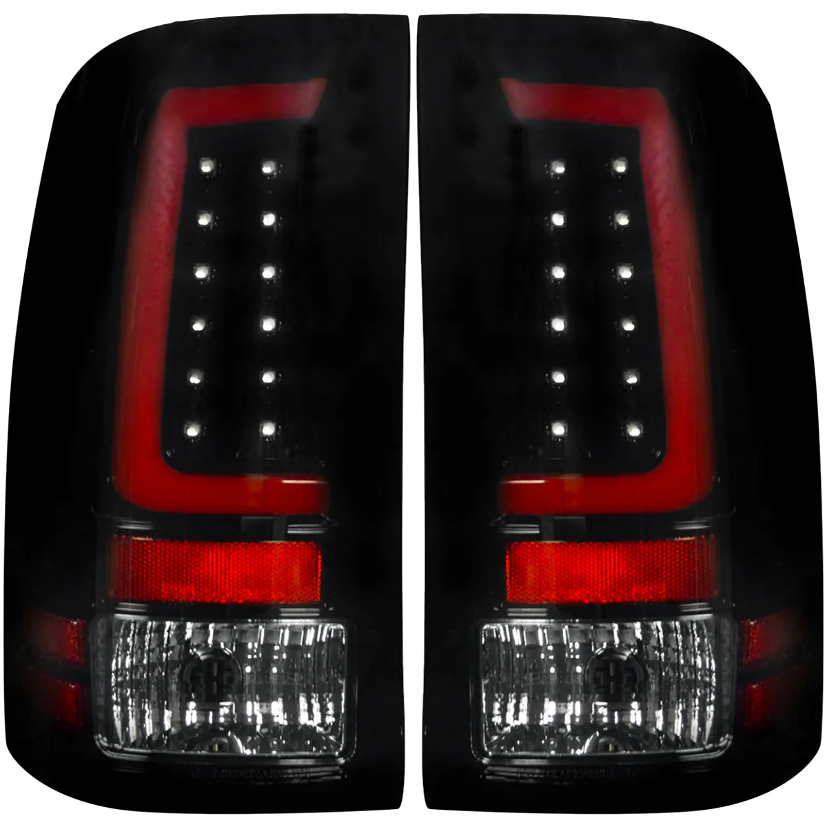 GMC Sierra 07-13 (Single Wheel Trucks) Tail Lights Ultra Bright OLED Running DRL Lights - Multiple Lens - Image 41
