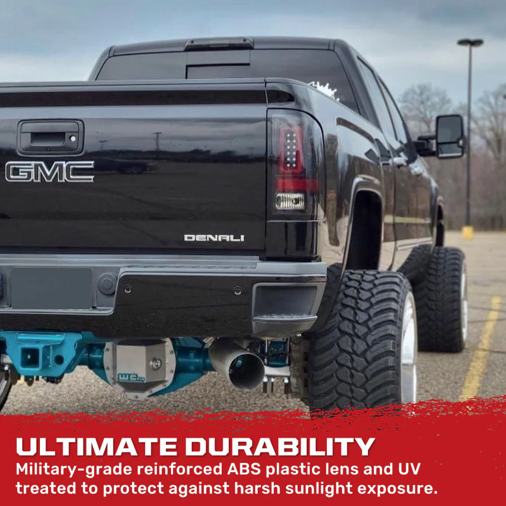 GMC Sierra 1500 14-18 Ultra Bright OLED Tail Lights (3rd Gen w/ Factory Halogen Style) - Multiple Lens - Image 23