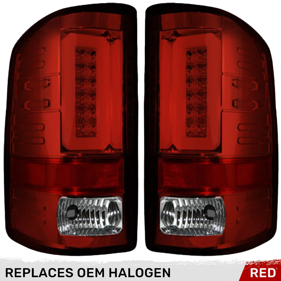 GMC Sierra 1500 14-18 Ultra Bright OLED Tail Lights (3rd Gen w/ Factory Halogen Style) - Multiple Lens - Image 43