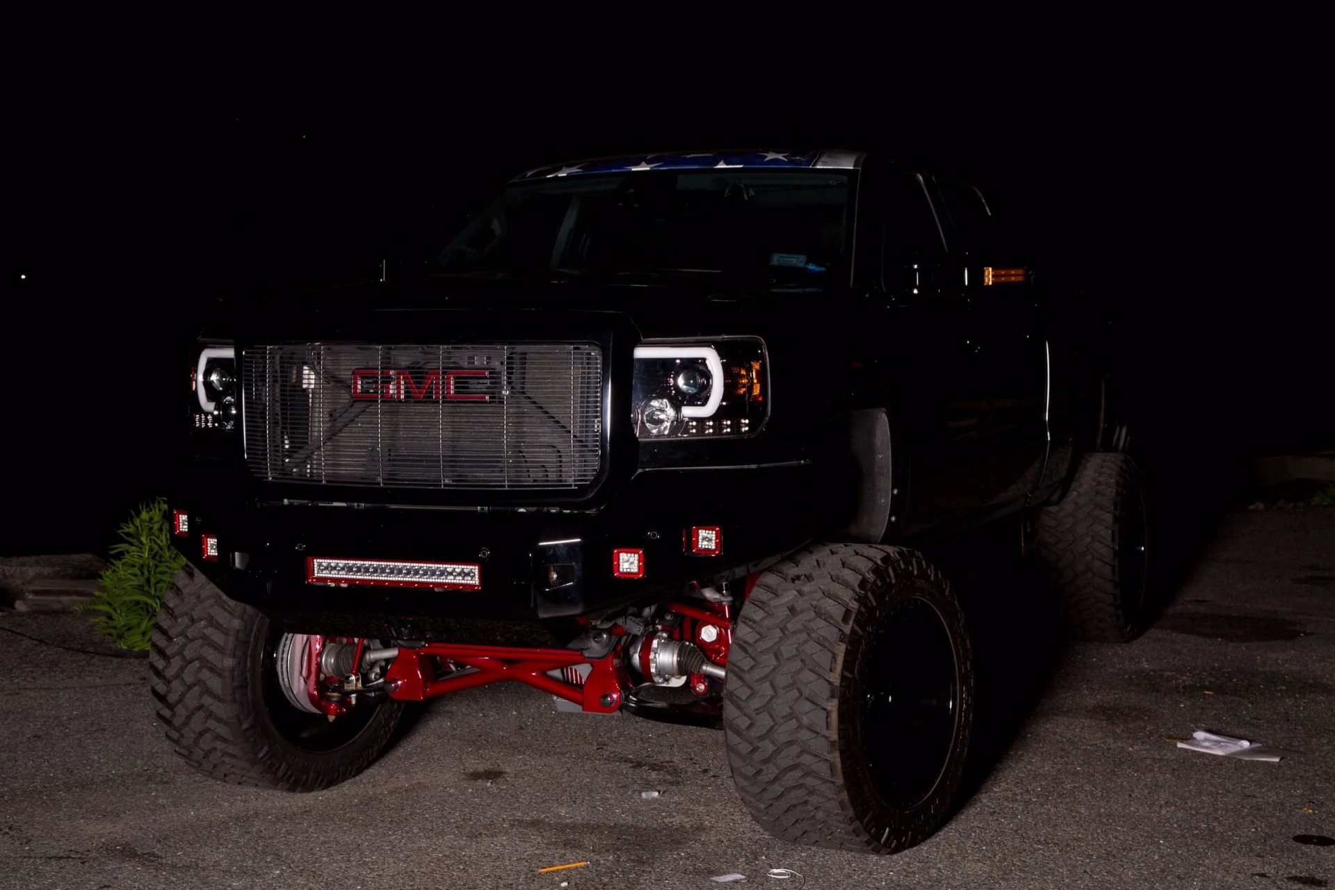 GMC Sierra 1500 14-18 Projector Headlights w OLED Amber DRLs & Scanning OLED Amber Turn Signals Smoked/Black - Image 15