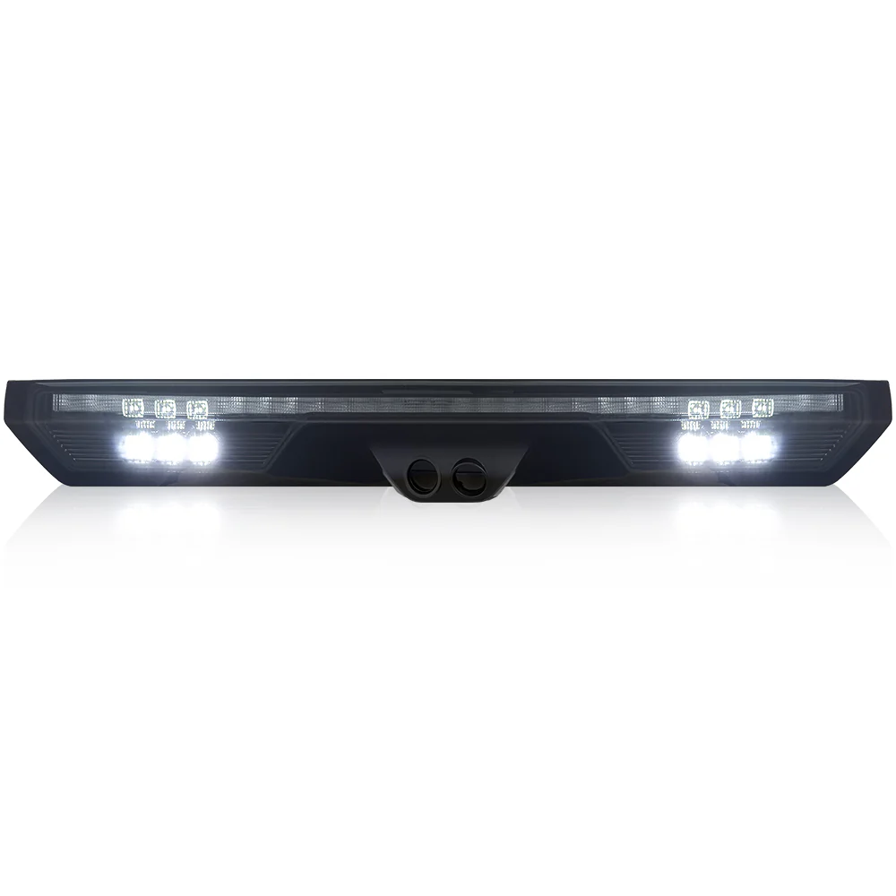GMC Sierra 1500 19-25 & Chevy Silverado 1500 19-25 (4th GEN) - ULTRA HIGH POWER Red LED 3rd Brake Light w/ ULTRA HIGH POWER CREE XML White LED Cargo Lights (Replaces LED 3rd Brake Light with 2 Cargo Bed Cameras - Smoked Lens - Image 4