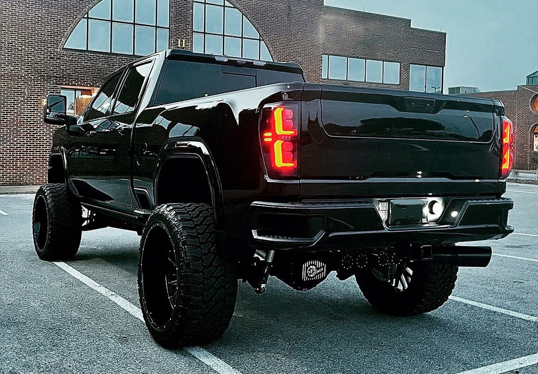 GMC Sierra 1500 19-25 Ultra Bright OLED Tail Lights (Replaces Factory/OEM Halogen Tail Lights Only) - Multiple Lens - Image 10