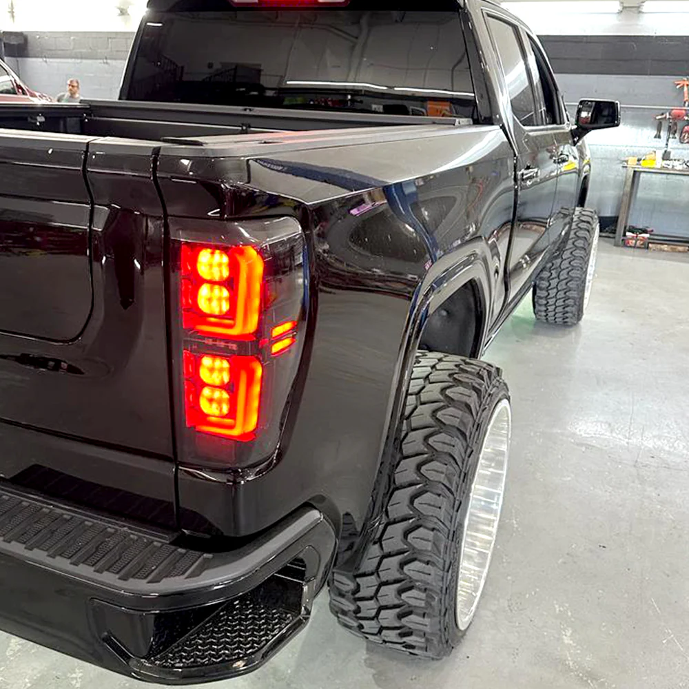 GMC Sierra 1500 19-25 Ultra Bright OLED Tail Lights (Replaces Factory/OEM Halogen Tail Lights Only) - Multiple Lens - Image 12