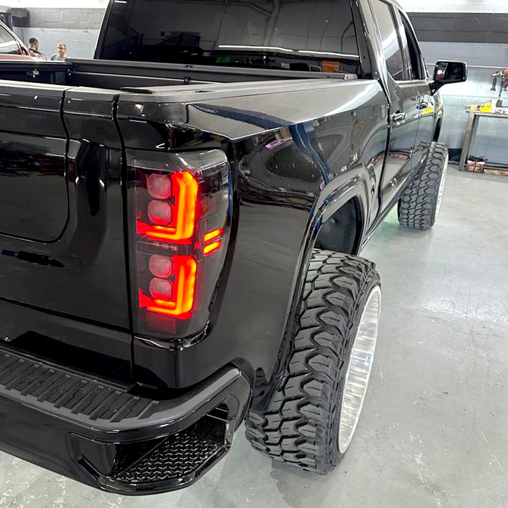 GMC Sierra 1500 19-25 Ultra Bright OLED Tail Lights (Replaces Factory/OEM LED Tail Lights Only) - Multiple Lens - Image 16