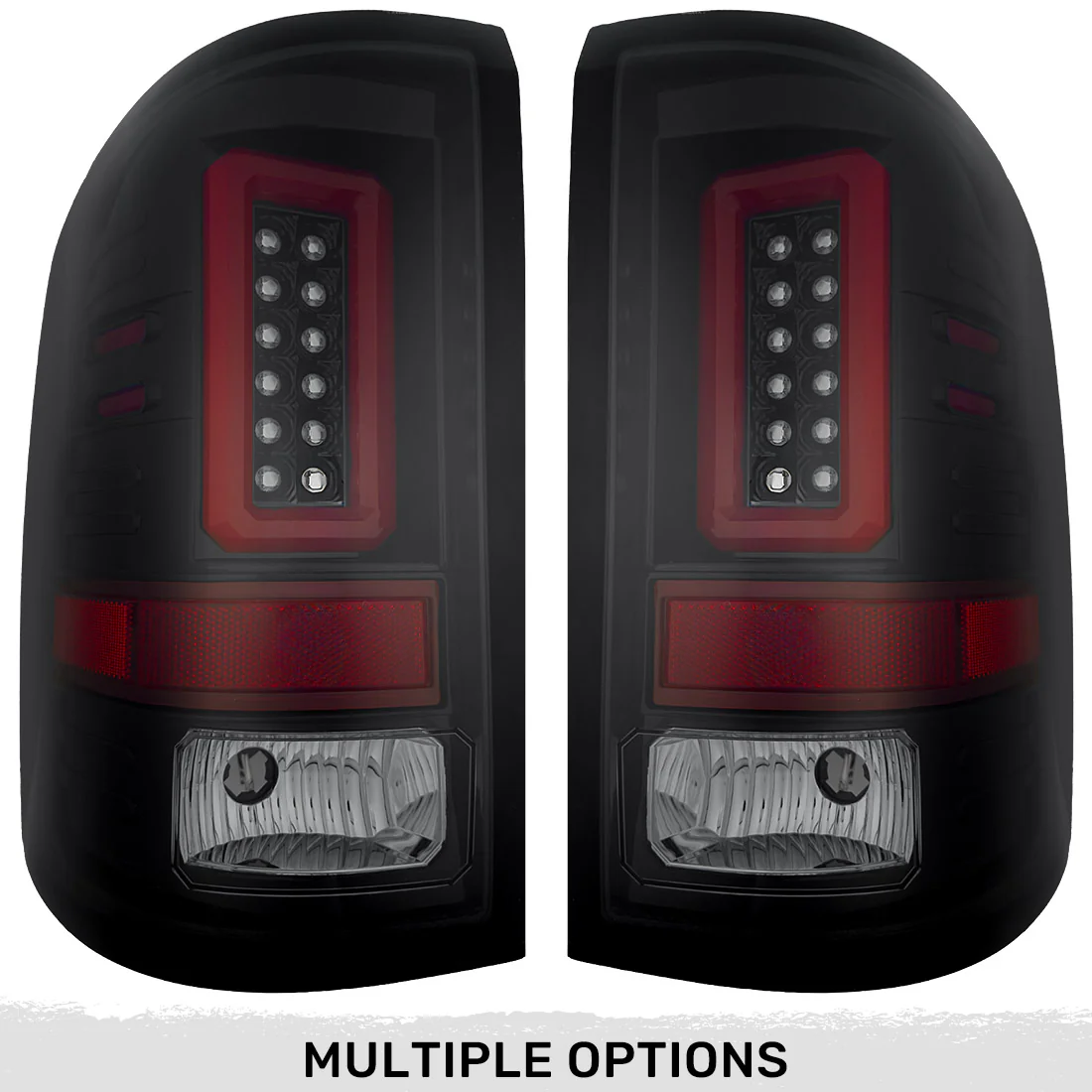 GMC Sierra 2500/3500 14-19 (Only Fits 3rd Gen Single Wheel w/ Factory OEM Halogen Style) Tail Lights OLED in Multiple Lens
