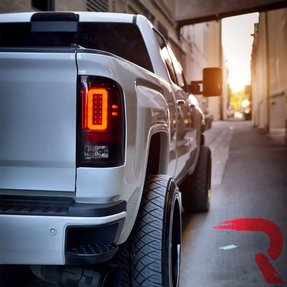 GMC Sierra 2500/3500 14-19 (Only Fits 3rd Gen Single Wheel w/ Factory OEM Halogen Style) Tail Lights OLED in Multiple Lens - Image 45
