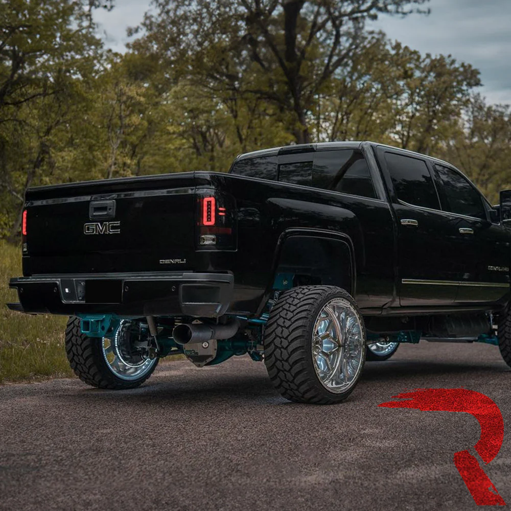 GMC Sierra 2500/3500 16-19 (Fits Single Wheel & Replaces Factory LED Style Only) Tail Lights OLED in Multiple Lens - Image 21