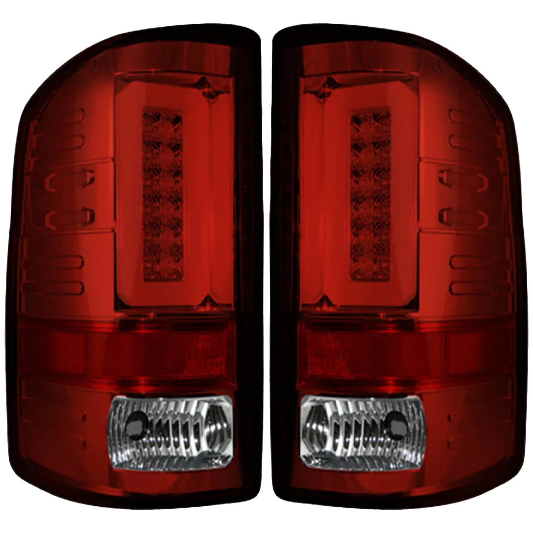 GMC Sierra 2500/3500 16-19 (Fits Single Wheel & Replaces Factory LED Style Only) Tail Lights OLED in Multiple Lens - Image 37