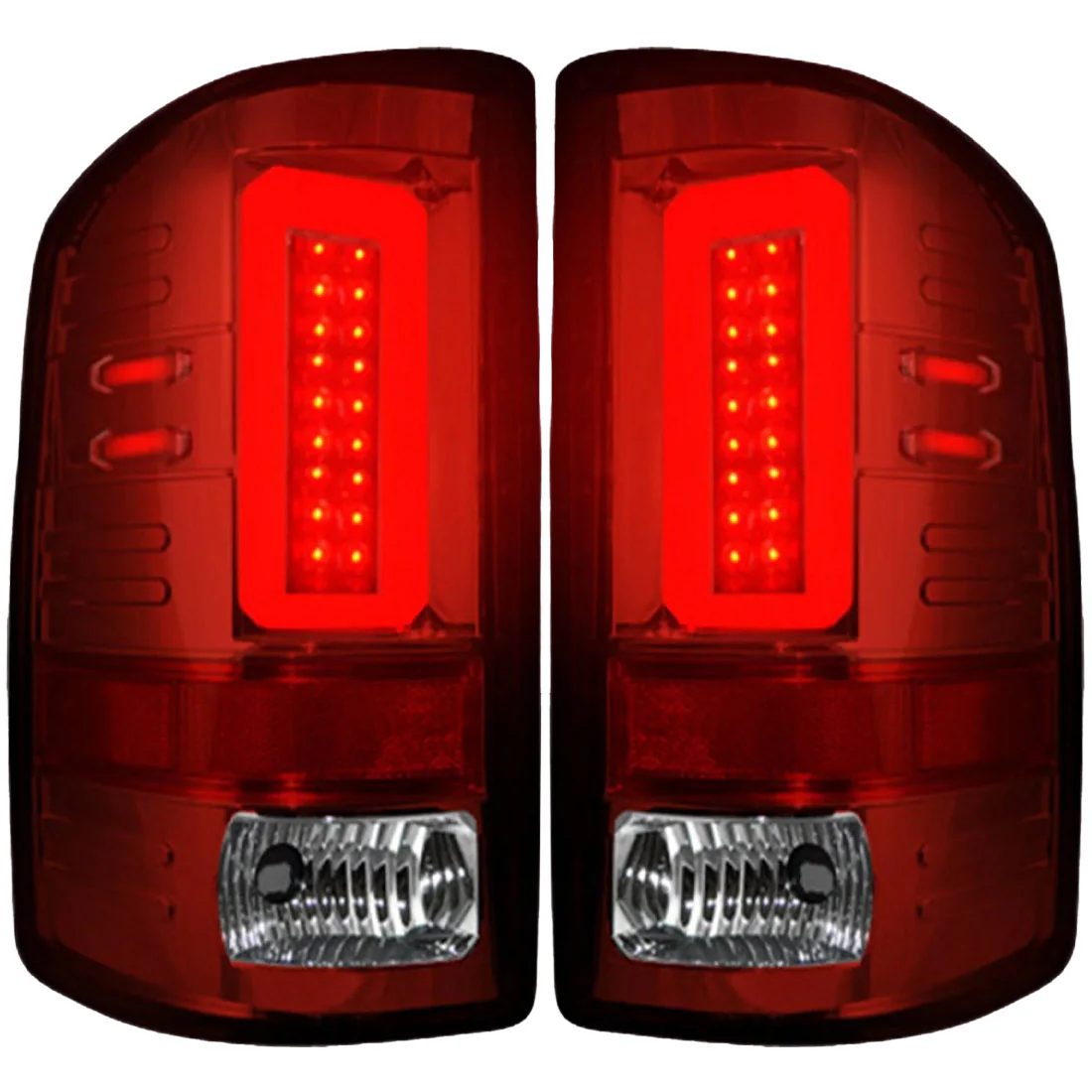GMC Sierra 2500/3500 16-19 (Fits Single Wheel & Replaces Factory LED Style Only) Tail Lights OLED in Multiple Lens - Image 38